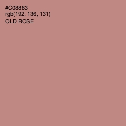 #C08883 - Old Rose Color Image